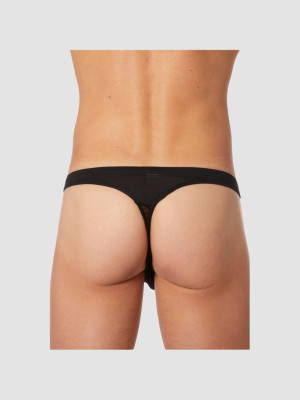 Look Me String Bi-Matière LM21 Noir