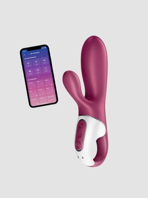 Vibromasseur Rabbit Connecté Chauffant Satisfyer Hot Bunny