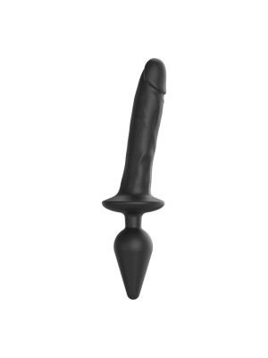 Strap-on-Me Gode réaliste Switch Plug-In noir XXL