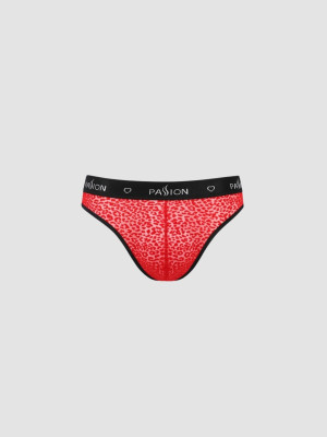 Passion Slip Mike léopard rouge