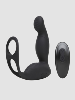 Stimulateur prostatique vibrant et double cockring EDGE