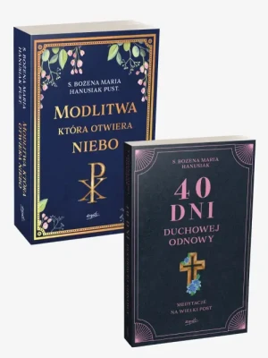 PAKIET 2023 Modlitwa, która otwiera niebo + 40 dni duchowej odnowy. s. Bożena Maria Hanusiak
