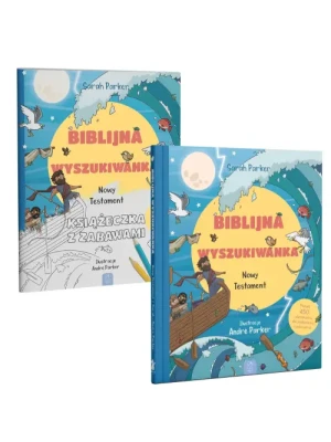 PAKIET ESPRIT KIDS Biblijna wyszukiwanka. Nowy Testament + Książeczka z zabawami. Sarah Parker