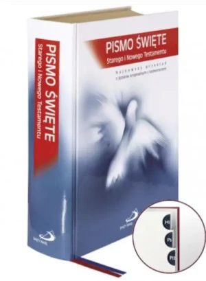 Pismo Święte ST i NT z paginatorami (standard format, twarda oprawa). Biblia Paulistów