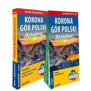 Korona Gór Polski dla każdego wyd.2025. Przewodnik + laminowana  mapa. Natalia i Maciej Bireccy