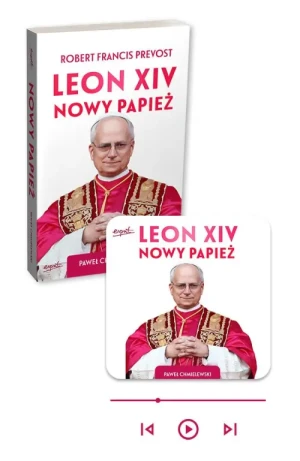 Leon XIV - książka papierowa + audiobook w aplikacji Esprit Audio. Nowy Papież. Paweł Chmielewski