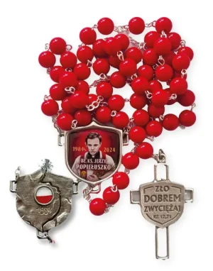 Różaniec ku czci bł. ks. Jerzego Popiełuszki.