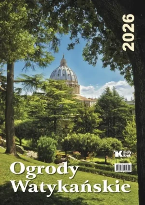 Kalendarz ścienny 2026 Ogrody Watykańskie.