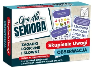 Gra dla seniora. Skupienie uwagi. praca zbiorowa