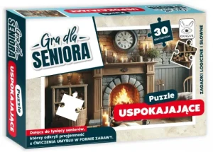 Gra dla seniora. Puzzle uspokajające. praca zbiorowa