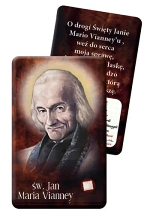 Karta św. Jan Maria Vianney.