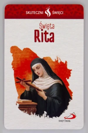 Karta Skuteczni Święci - Święta Rita.