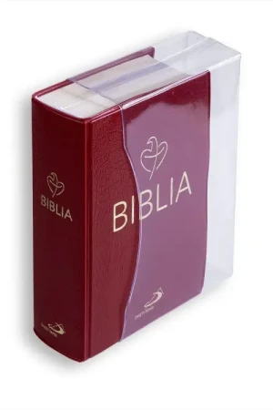 Biblia Tabor PVC - Bordowa. Biblia Paulistów