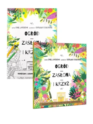 PAKIET Ogród, zasłona i krzyż + Ogród, zasłona i krzyż. Książeczka z zabawami i kolorowanka. Carl Laferton