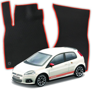 OMEVO EVA Dywaniki do Abarth Grande Punto Hatchback 3 drzwi (2007-2010)