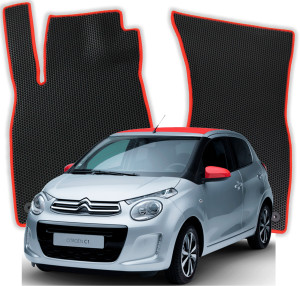 OMEVO EVA Dywaniki do Citroën C1 2 gen Hatchback 5 drzwi (2014-2022)