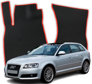 OMEVO EVA Dywaniki do Audi A3 S-Line 8P 2 gen Hatchback 5 drzwi (2003-2013)