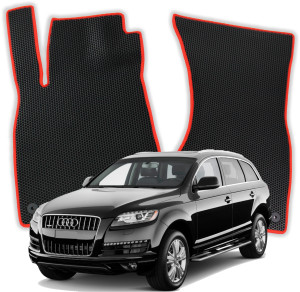 OMEVO EVA Dywaniki do Audi Q7 7-osobowy 4L 1 gen SUV (2005-2015)