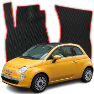 OMEVO EVA Dywaniki do Fiat 500 USA 1 gen Hatchback 3 drzwi (2007-2023)