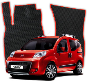 OMEVO EVA Dywaniki do Fiat Qubo 3 gen Minivan (2008-2020)
