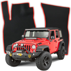 OMEVO EVA Dywaniki do Jeep Wrangler JK 3 gen SUV 5 drzwi Long (2006-2018)