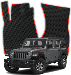 OMEVO EVA Dywaniki do Jeep Wrangler Rubicon 4 gen SUV 4 drzwi Long (2017-2026)
