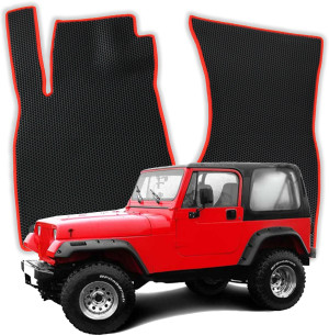 OMEVO EVA Dywaniki do Jeep Wrangler YJ 1 gen SUV 3 drzwi (1987-1995)