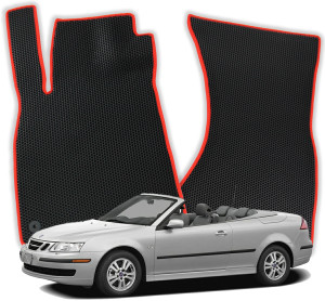 OMEVO EVA Dywaniki do Saab 9-3 1 gen Cabrio (1998-2002)