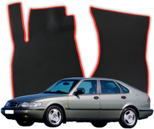 OMEVO EVA Dywaniki do Saab 900 2 gen Hatchback 3 drzwi (1994-1998)