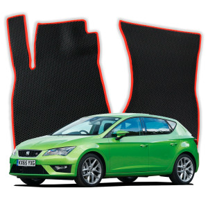 OMEVO EVA Dywaniki do Seat Leon wersja Angielska 3 gen Hatchback 5 drzwi (2012-2021)