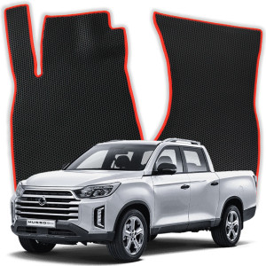 OMEVO EVA Dywaniki do SsangYong/KGM Musso Grand 1 gen Pick-up 4 drzwi (2018-2023)