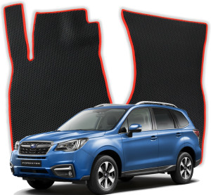 OMEVO EVA Dywaniki do Subaru Forester XT SJ 4 gen SUV (2012-2018)