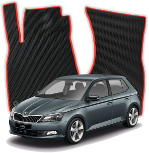 OMEVO EVA Dywaniki do Škoda Fabia 3 gen Hatchback 5 drzwi (2014-2022)