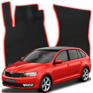OMEVO EVA Dywaniki do Škoda Rapid Spaceback 1 gen Hatchback 5 drzwi (2013-2019)