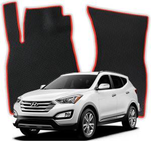 OMEVO EVA Dywaniki do Hyundai Santa Fe 5-osobowy 3 gen SUV (2012-2018)