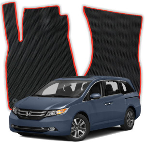 OMEVO EVA Dywaniki do Honda Odyssey 8-osobowy 4 gen Minivan (2011-2017)