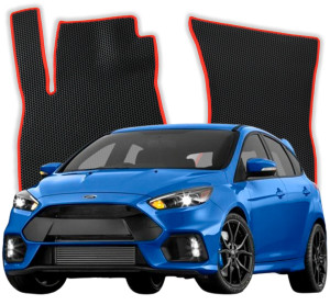 OMEVO EVA Dywaniki do Ford Focus RS MK3 3 gen Hatchback 5 drzwi (2010-2018)