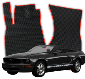 OMEVO EVA Dywaniki do Ford Mustang  5 gen Cabrio (2004-2014)
