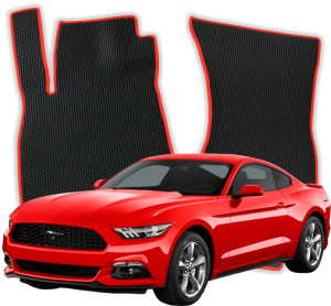 OMEVO EVA Dywaniki do Ford Mustang 6 gen Coupe (2015-2023)
