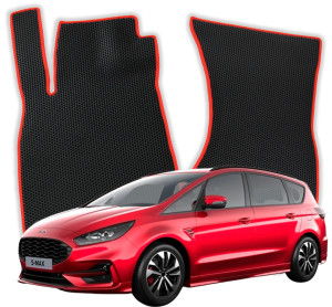 OMEVO EVA Dywaniki do Ford S-Max 7-osobowy 2 gen Minivan (2014-2023)