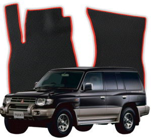 OMEVO EVA Dywaniki do Mitsubishi Pajero 7-osobowy 2 gen SUV 5 drzwi (1991-1999)