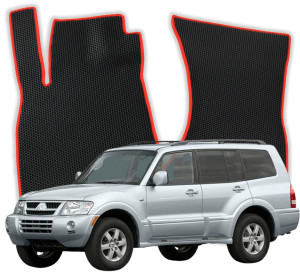 OMEVO EVA Dywaniki do Mitsubishi Pajero 7-osobowy V60 3 gen SUV 5 drzwi (1999-2006)