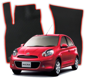 OMEVO EVA Dywaniki do Nissan Micra K13 4 gen Hatchback 5 drzwi (2010-2017)