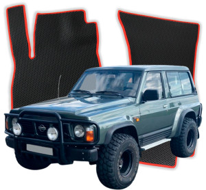 OMEVO EVA Dywaniki do Nissan Patrol 5-osobowy Y60 4 gen SUV 3 drzwi (1987-1997)