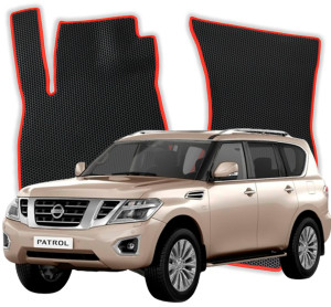 OMEVO EVA Dywaniki do Nissan Patrol 5-osobowy Y62 6 gen SUV (2010-2024)