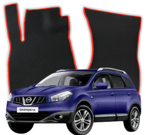 OMEVO EVA Dywaniki do Nissan Qashqai +2 7-osobowy 1 gen SUV (2008-2014)