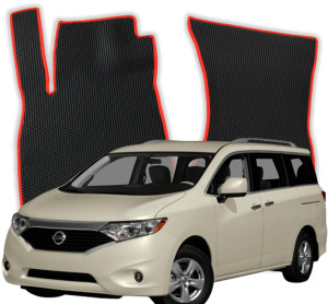 OMEVO EVA Dywaniki do Nissan Quest 7-Osobowy RE52 4 gen Minivan (2011-2016)