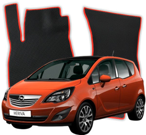 OMEVO EVA Dywaniki do Opel Meriva B 2 gen Minivan (2010-2017)