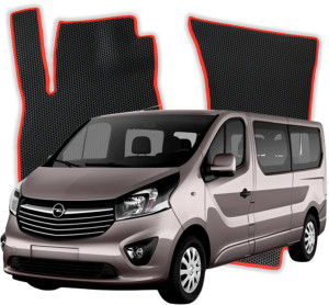 OMEVO EVA Dywaniki do Opel Vivaro 9-osobowy B 2 gen Minivan (2014-2019)