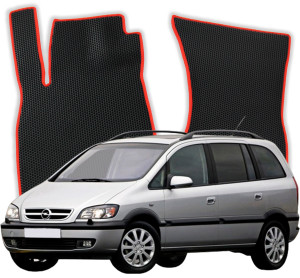 OMEVO EVA Dywaniki do Opel Zafira A 7-osobowy 1 gen Minivan (1999-2005)